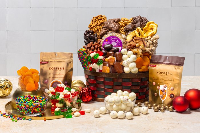 Gourmet Christmas Basket Holiday Gifts Nuts